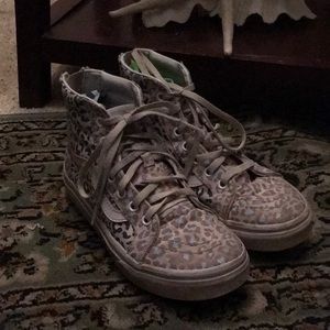 Cheetah high top vans